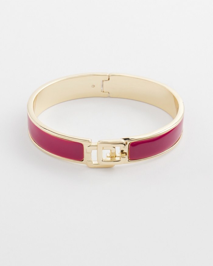 Women's Magenta Chico's Click Bangle - Magenta Rose