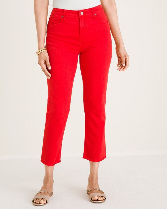 Women's So Slimming Girlfriend Crops - Flame Scarlet