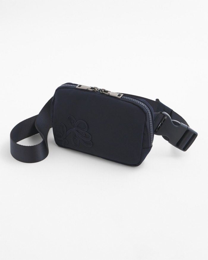 Women's Neema Soutache Belt Bag - Classic Navy - Click Image to Close