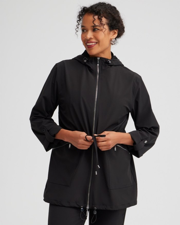 Women's Zenergy UPF Neema Anorak Jacket - Black