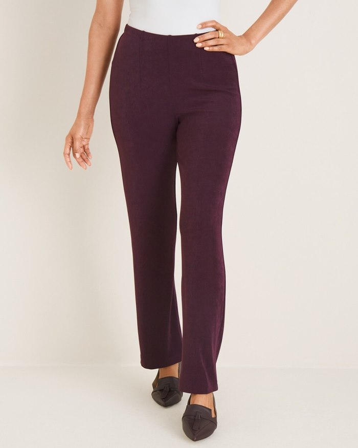 Women's Travelers Classic No Tummy Pants - Sweet Shiraz - Click Image to Close