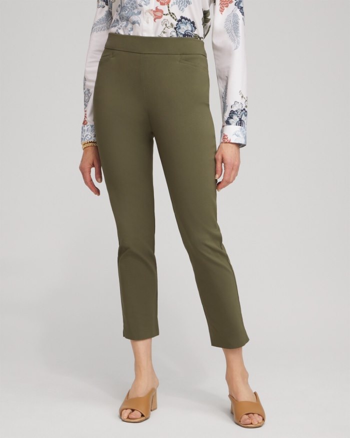 Women's Brigitte Slim Ankle Pants - Olive