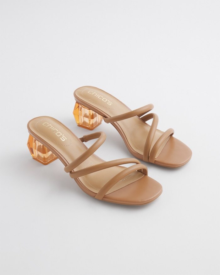 Women's Tan Heels - Tan