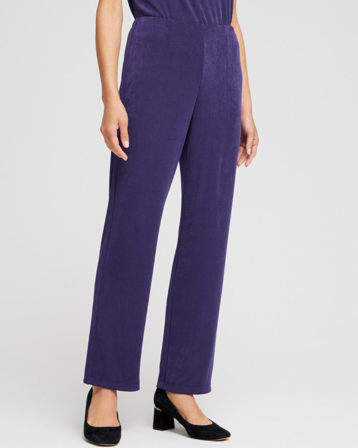 Women's Travelers No Tummy Pants - Midnight Violet